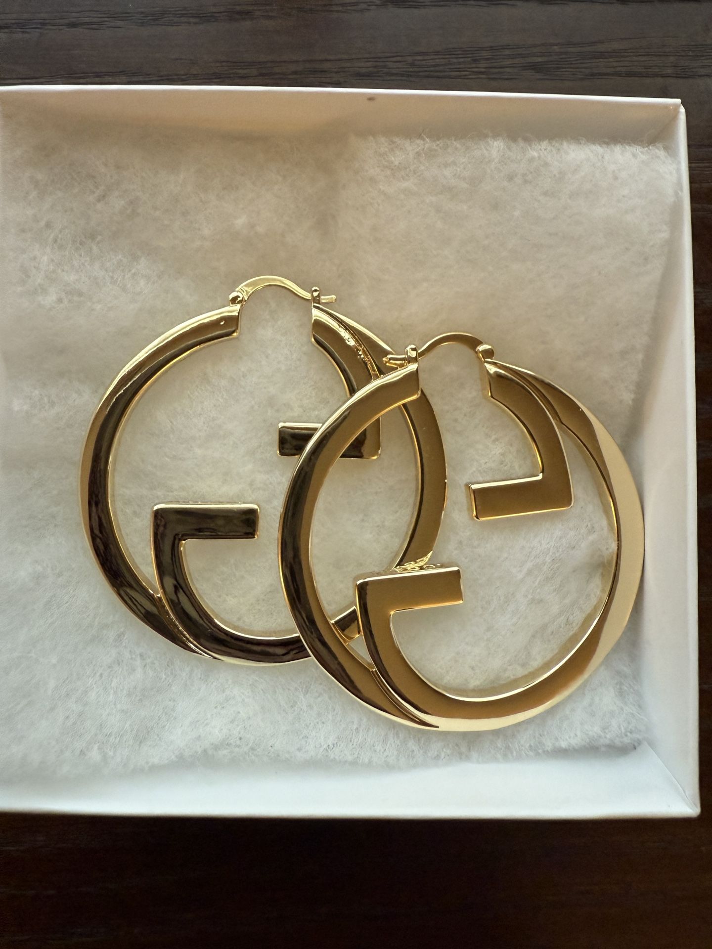 Gg Large Gold Hoops