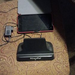 Tablet With Stand And Charger 