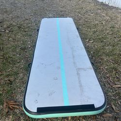 CANWAY Air Tumble Track Inflatable Gymnastics Mat, 10ft Gymnastics Training Mat