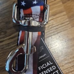 New Buckle-Down American Flag Dog Leash 