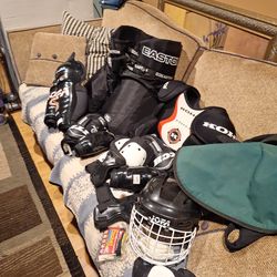 Compleete  hockey gear and gear bag size sp