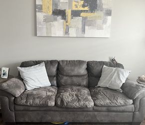 Sofa And Pillows 
