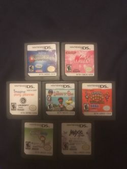 7 Nintendo ds games