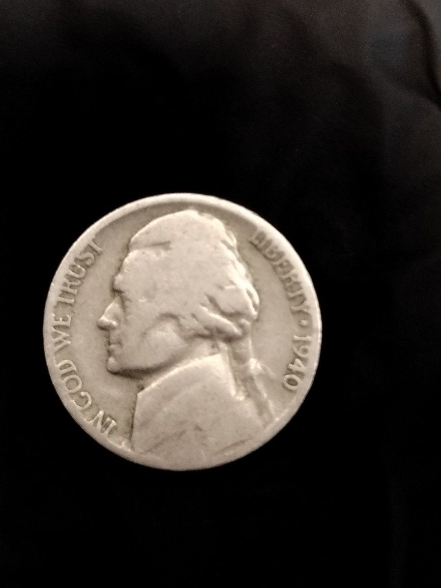 1940 Nickel - No Mint Mark