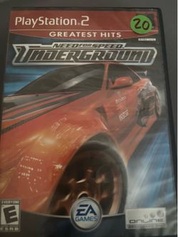 Need for speed underground ps2