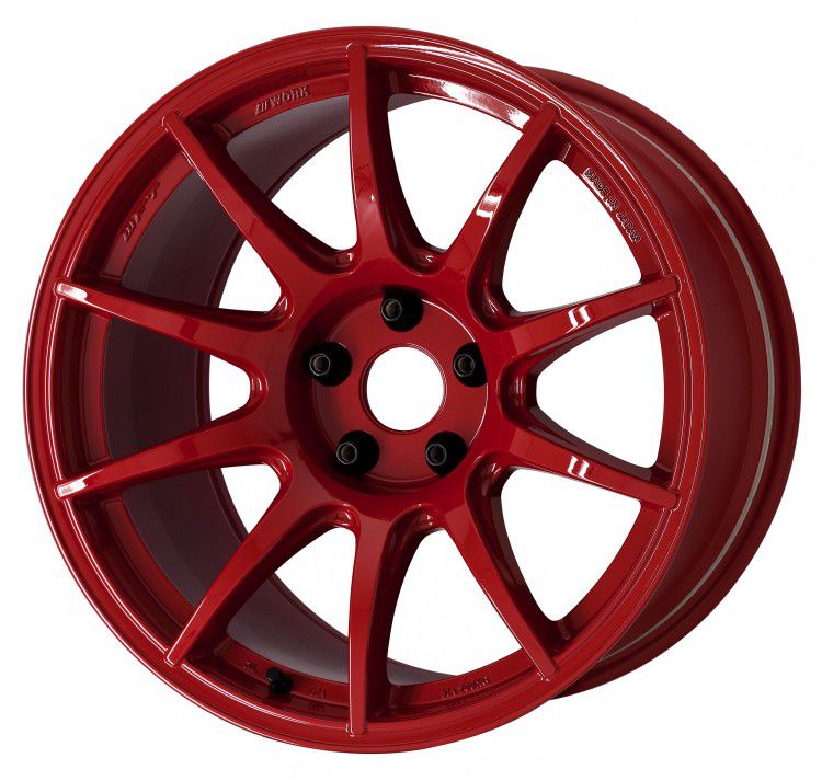2020 2021 2022  Toyota Corolla  5x100 Works Wheels Staggered Red Rims 