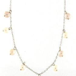 Unoaerre Italy Womens Chain 14kt White Gold 