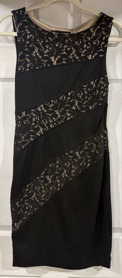 #84 beautiful black and lace dress