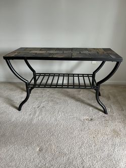 Slate Tile Sofa Table