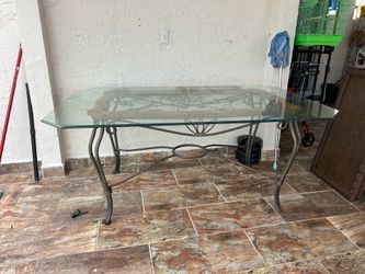 Glass table