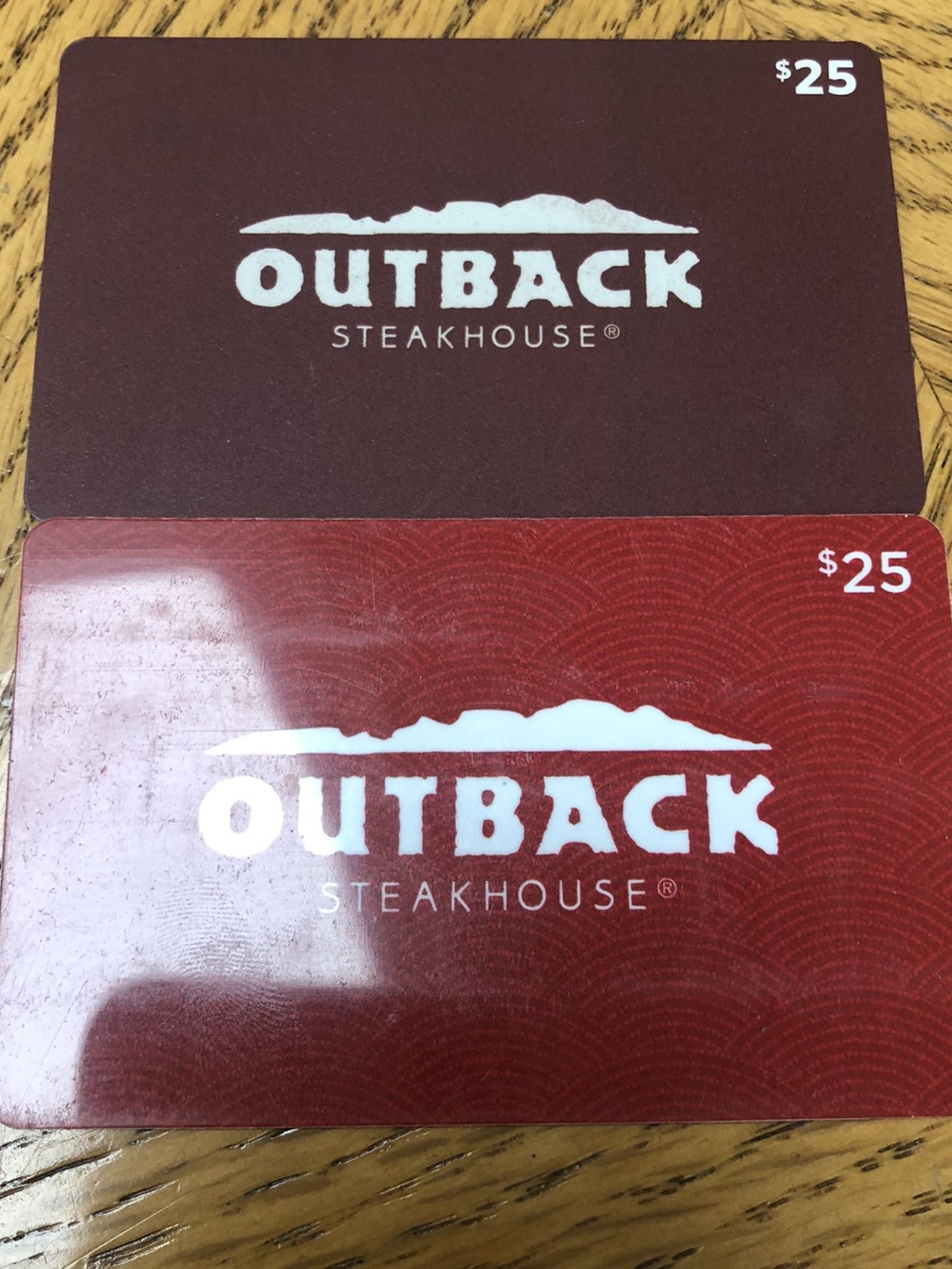 Outback Card $50