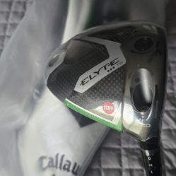 NEW- Callaway Elyte  (2025) Triple Diamond Tour Draw 9 Degree Driver - Stiff Flex