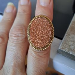 Vintage Goldstone Ring