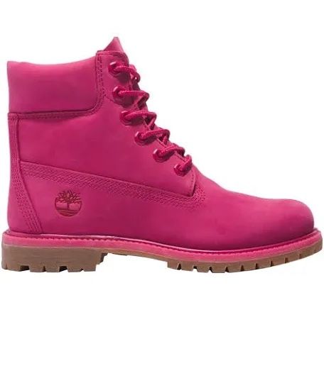 Pink Timberland Women’s Waterproof Boots