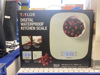 Taylor digital waterproof kitchen scale