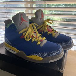 Nike Air Jordan Son Of Mars Low Blue Yellow 