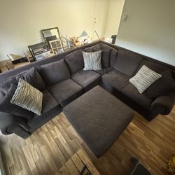 Large Dark Brown Sectional
