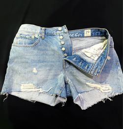 Free People Jean Shorts