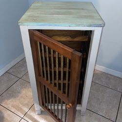 Vintage Wine Chest Refurbished 
