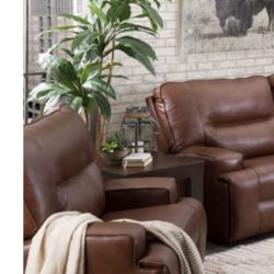 Francesca Leather Dual Power Recline (set Of 3)