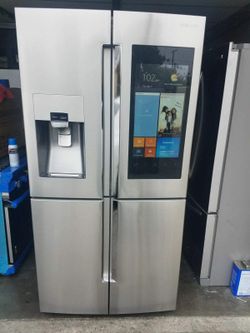 Refrigerador Samsung con pantalla