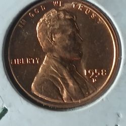 1958 D Error 'Backwards' 1 Die Chip Lincoln Wheat Cent Penny