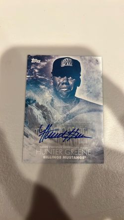 Hunter Greene Topps Certified Autograph Card