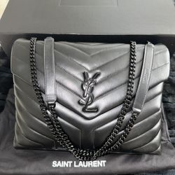 YSL Saint Laurent Loulou Medium Quilted Leather Bag