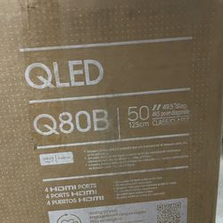 SAMSUNG 50-Inch Class QLED Q80B Series - 4K UHD Direct Full Array Quantum HDR 8X Smart TV with Alexa Built-in (QN50Q80BAFXZA, 2022 Model