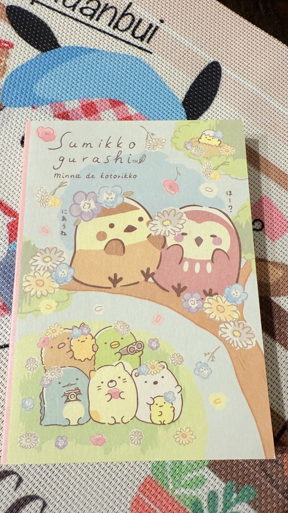 San-X Sumikko Gurashi Birdied watching A6 Memo Notepad, stationery, kawaii 2022