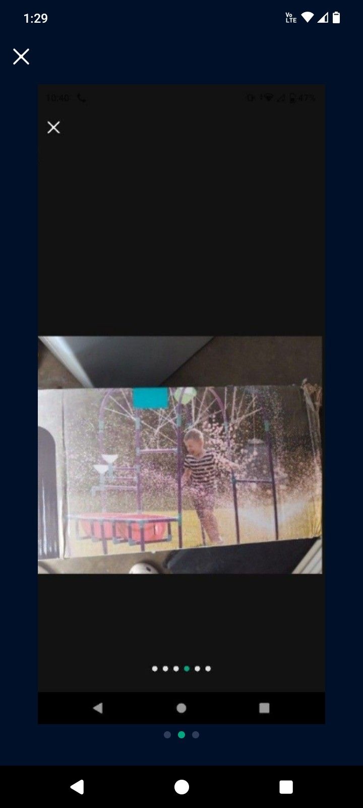 Sprinkler With Splash Buckets, Water Table, And Faucets,(Like New