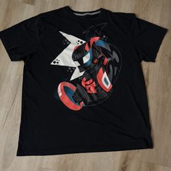 Jordan T Shirt Mens 2XL Black Dri-Fit Athletic Graphic 23 Basketball Tee