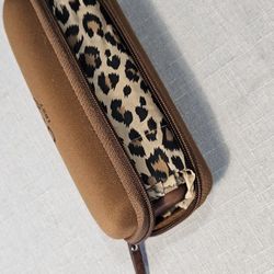Sharif Designer Leopard Print Umbrella (RARE)