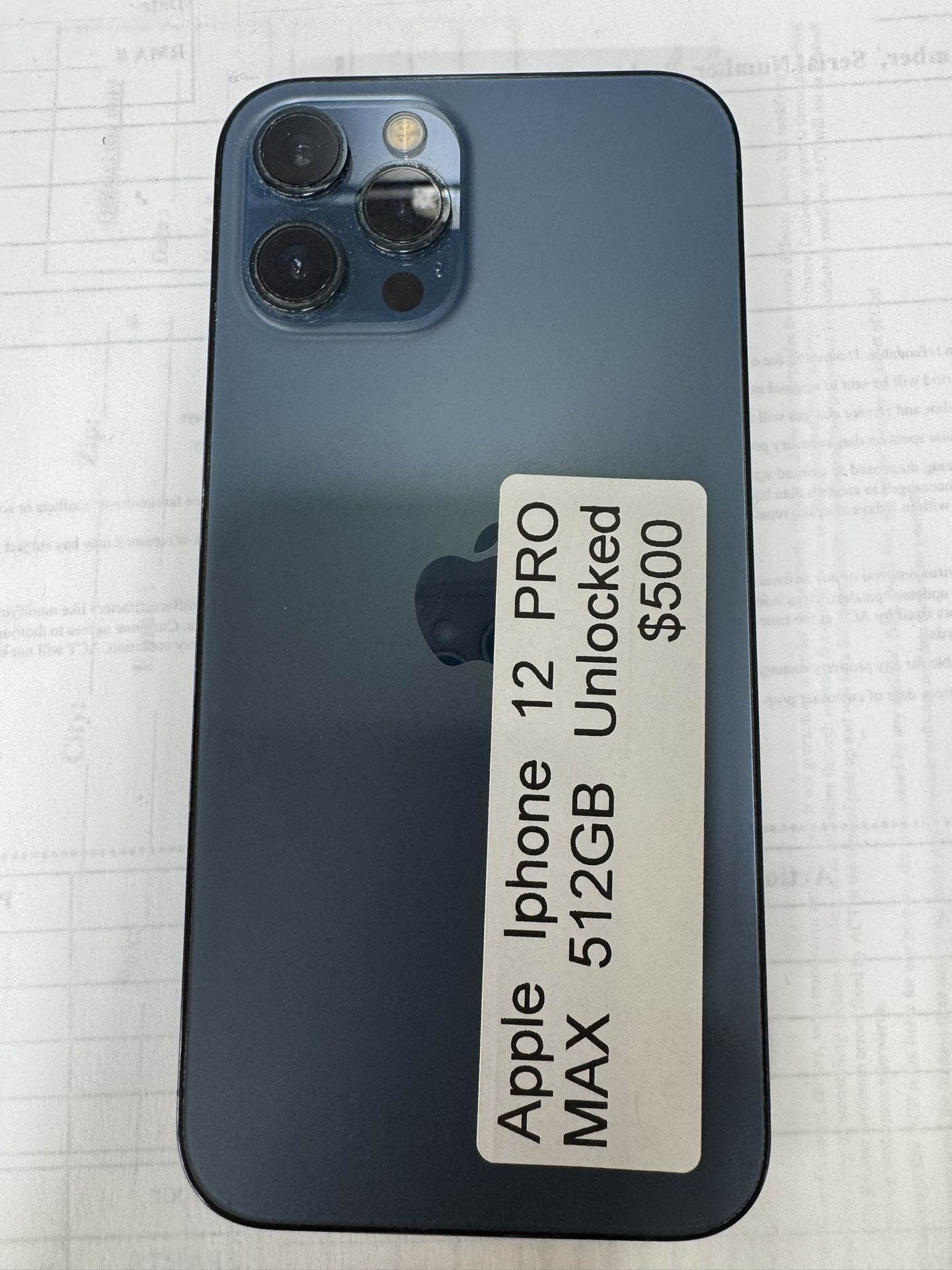 Apple iPhone 12 Pro Max 512gb Unlocked