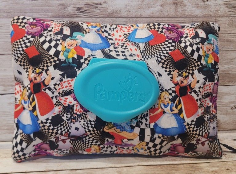 Alice in Wonderland Pampers Wipes Cover