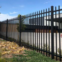 New 68"Hx94W Metal Fence with Spear