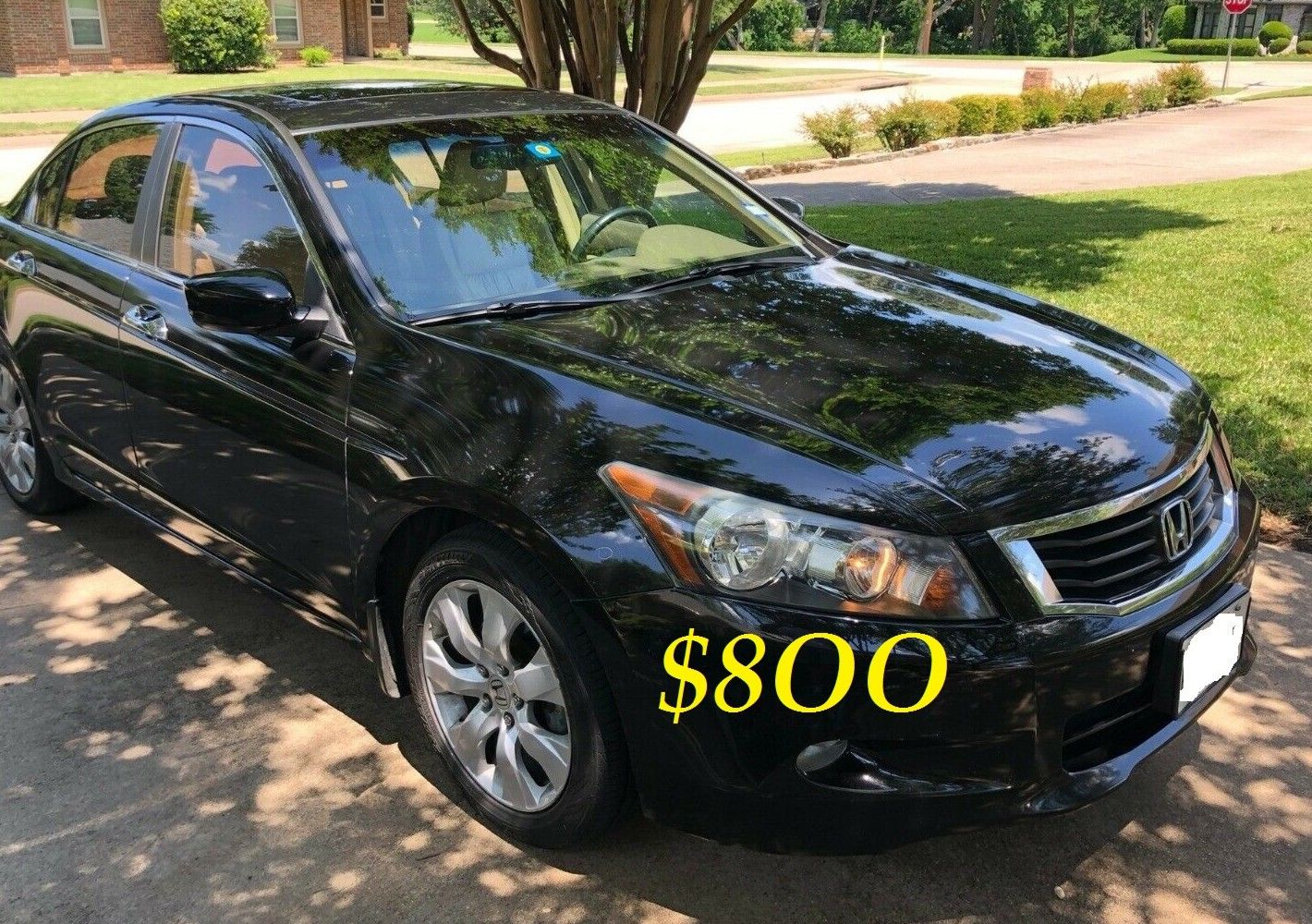 ✅✅📗URGENT $8OO I sell my family car 2OO9 Honda Accord Sedan EX-L Runs and drives very smooth.Clean title!!✅✅📗