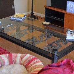 FREE Glass Top Coffee Table