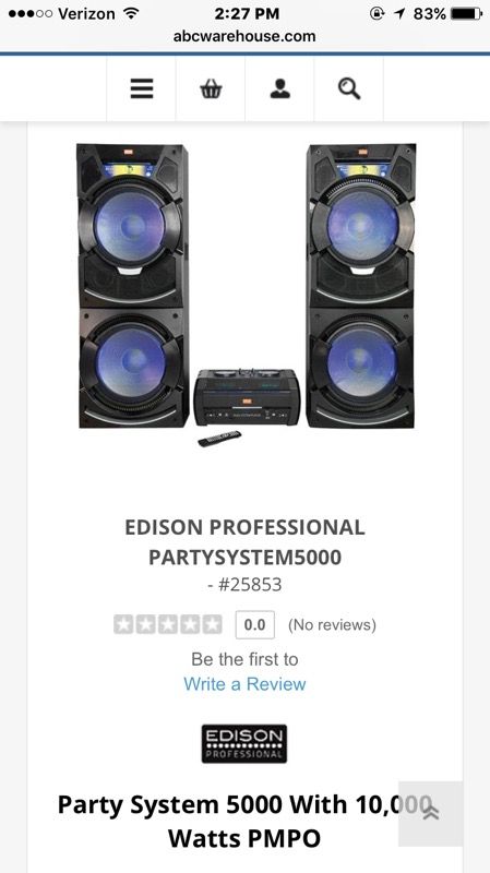 Edison Bluetooth Party System For Sale In Tampa Fl Offerup