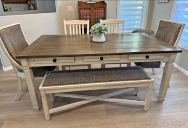 Beautiful farmhouse dining table
