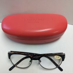Kate Spade Vanna Eyeglasses 48▢17-135 Color 0CW6 Black Tortoise Silver