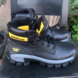 Steel Toe Caterpillar Boots Size 9.5