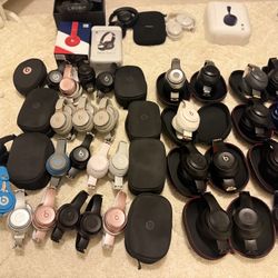 Bose Beats Beats Studio Pro Sony Samsung Headphones Lot 