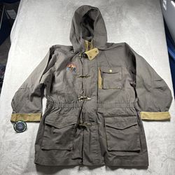 Vintage MV Sport Urban Equip Men XL Captain Morgan Barn Chore Utility Jacket NWT