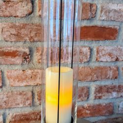 Tall Glass Candle Holder (17in)