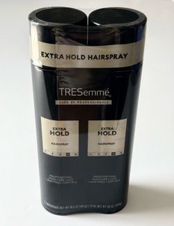 TRESemmé Extra Hold Hairspray 2-Pack 16.5 oz Cans (33 oz) Professional Style New