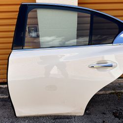 Infiniti Q50 Left Driver Side Rear Door Puerta Izquierda Chofer Trasera 2014 2015 2016 2017 2018 2019 2020 2021 2022 2023 2024