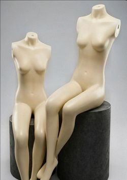 Female Mannequin Torso Forms - Full Body Display (Set of 3)