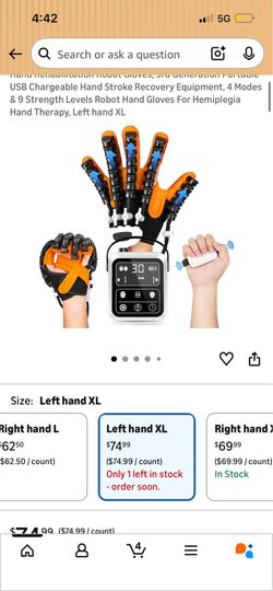 Rehabilitation glove size XL