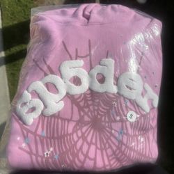 OG pink sp5der hoodie 